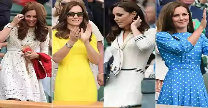 Here are all of Kate Middleton's Wimbledon Outfits Over The Years ...