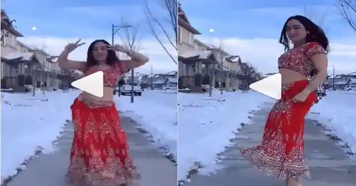 Canada's #ChammakChalo Goes Viral With Red Lehenga Dancer