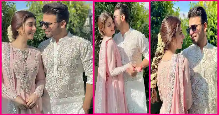 Rumours about Urwa and Farhan's separation and reunion are refuted by couple photos.